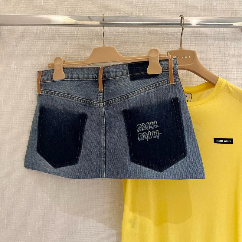 MiuMiu Denim Skirts