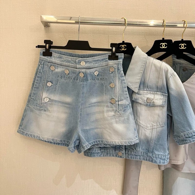 Chanel Denim Shorts