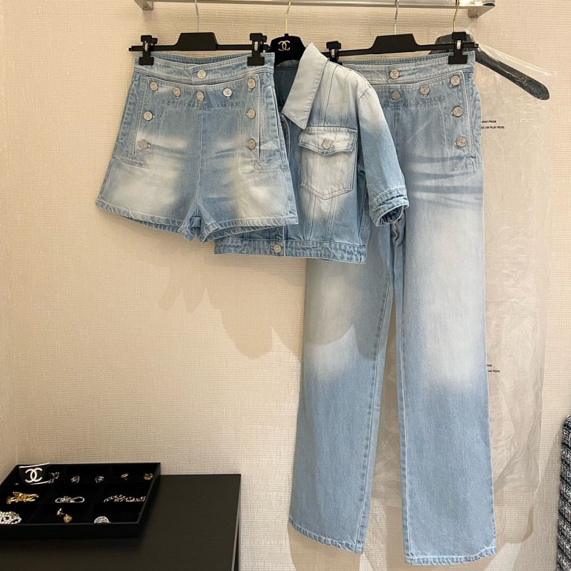 Chanel Denim Shorts