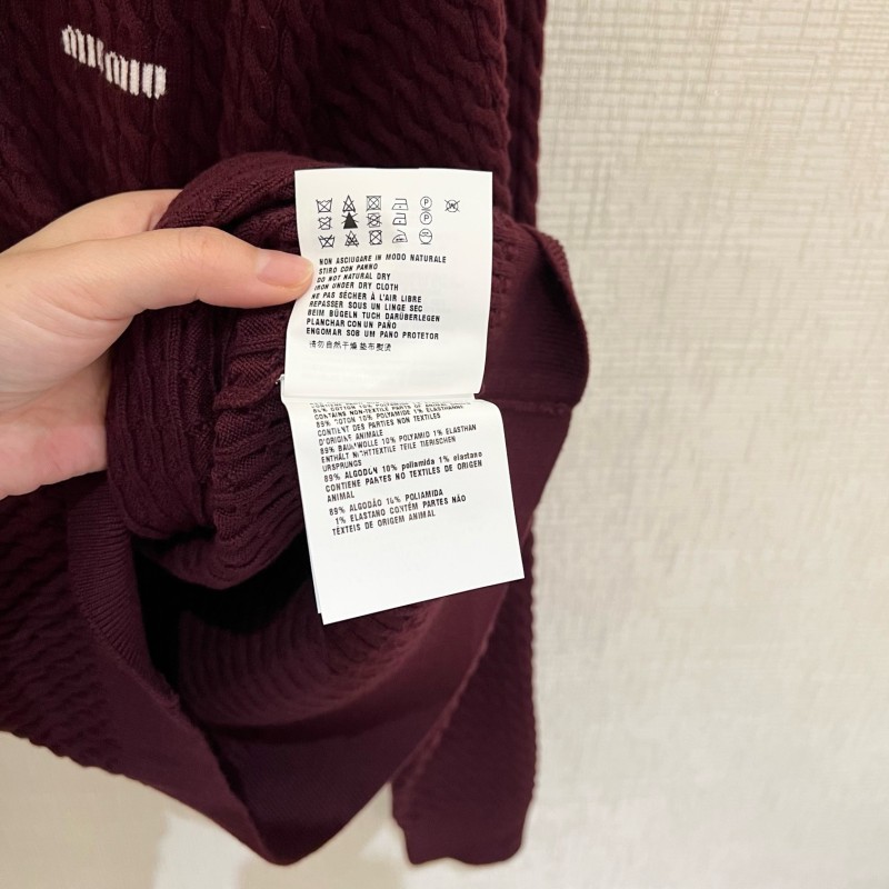 MiuMiu Long Sleeves Polo Tee