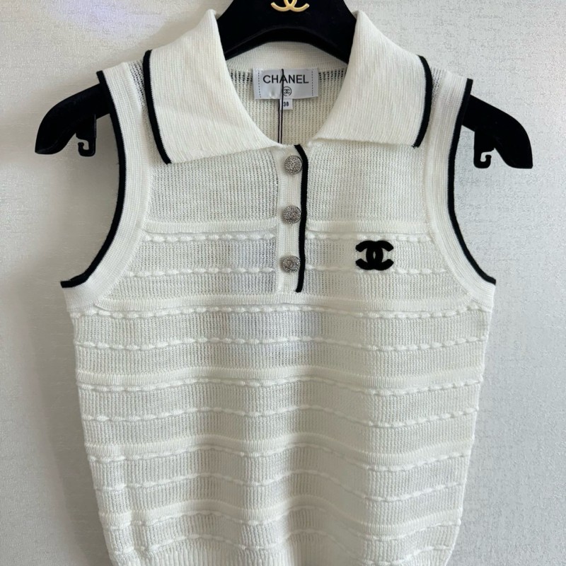 Chanel Polo Sleeveless Shirt