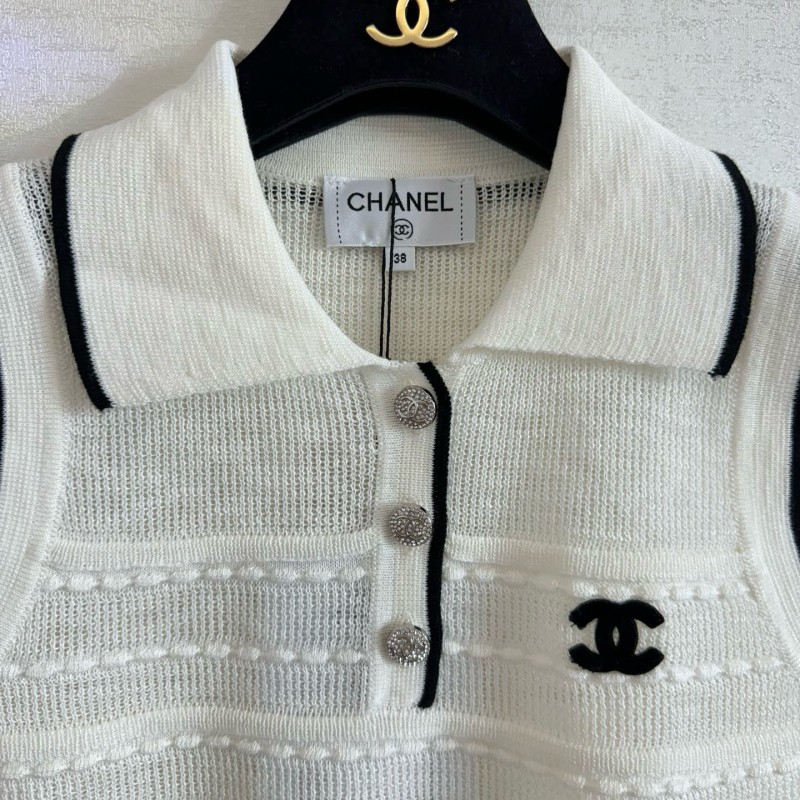 Chanel Polo Sleeveless Shirt