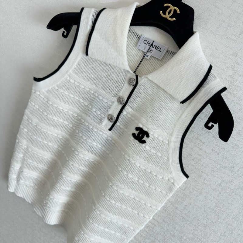 Chanel Polo Sleeveless Shirt