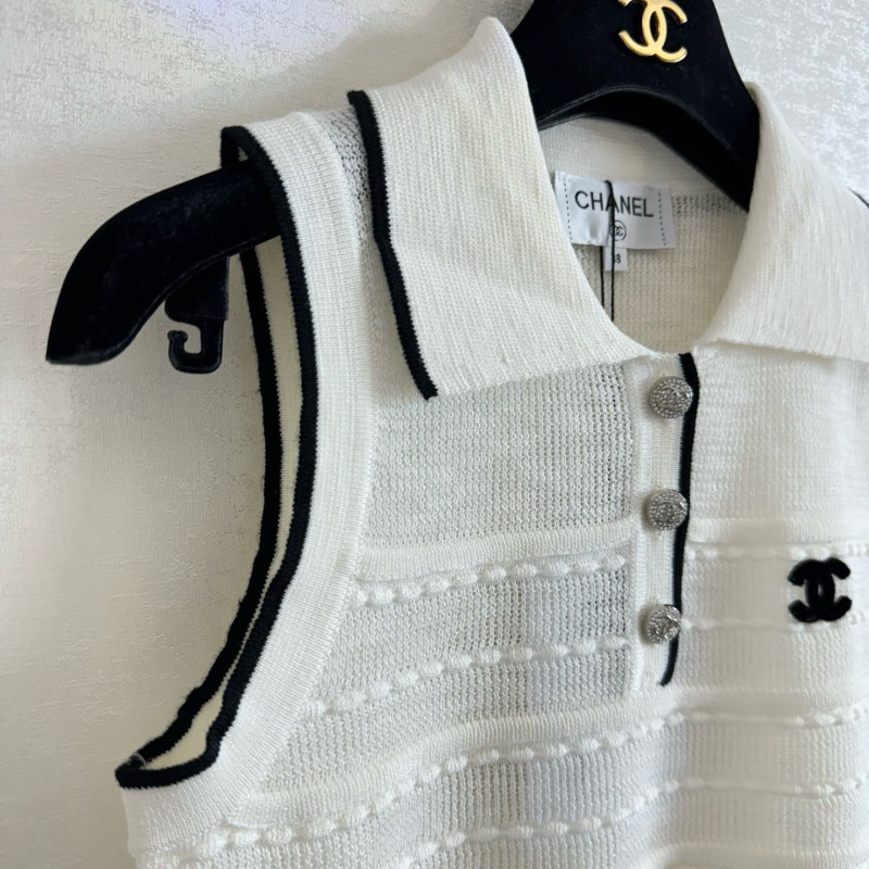 Chanel Polo Sleeveless Shirt