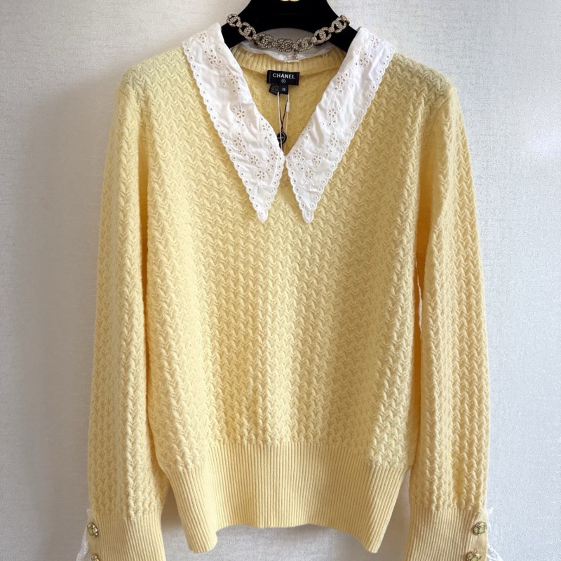 Chanel Cashmere Long Sleeves Shirt