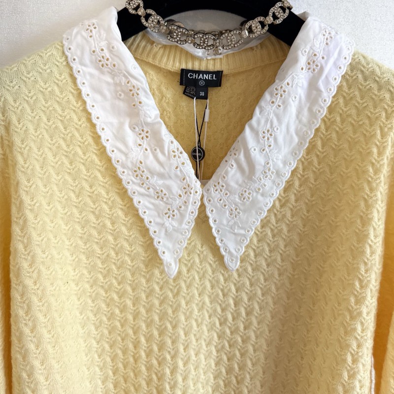 Chanel Cashmere Long Sleeves Shirt