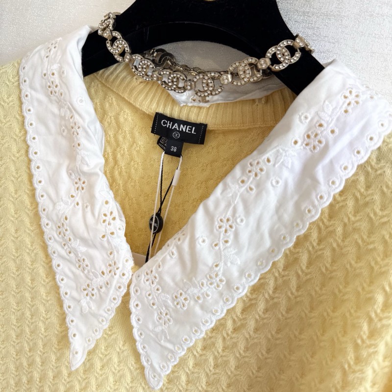 Chanel Cashmere Long Sleeves Shirt