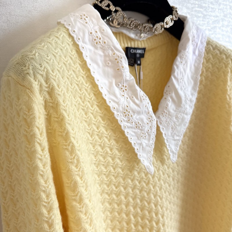 Chanel Cashmere Long Sleeves Shirt