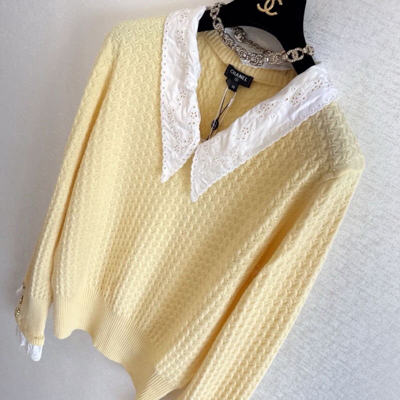 Chanel Cashmere Long Sleeves Shirt