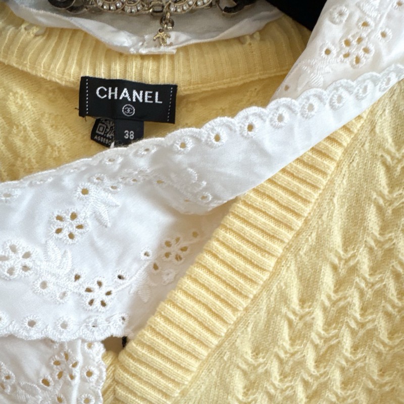 Chanel Cashmere Long Sleeves Shirt