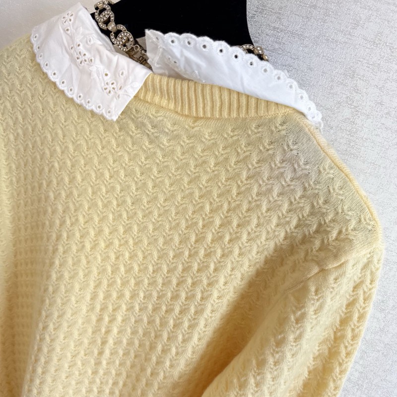 Chanel Cashmere Long Sleeves Shirt