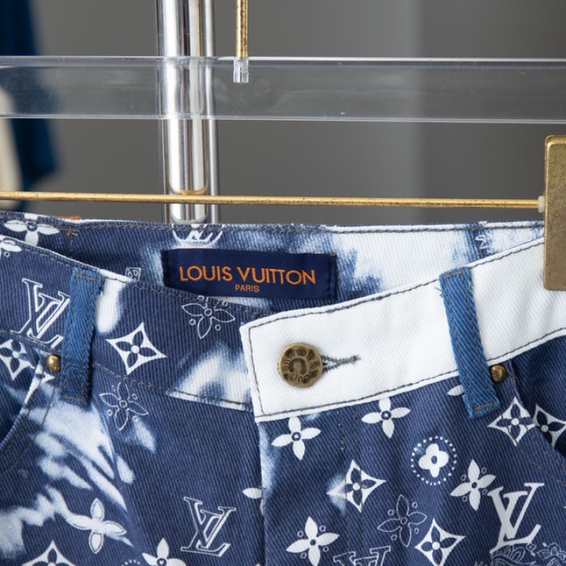 LV Unisex Denim Shorts