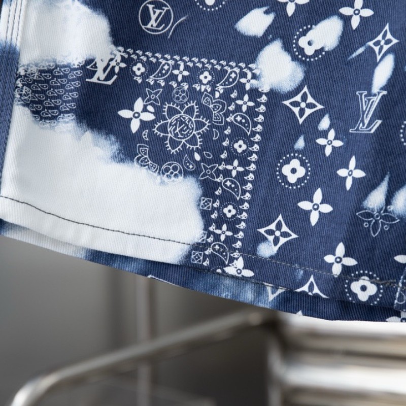 LV Unisex Denim Shorts