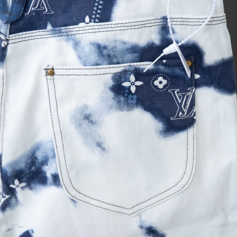 LV Unisex Denim Shorts