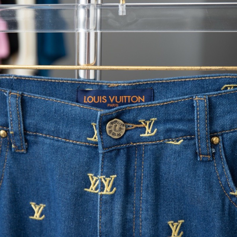 LV Unisex Denim Shorts