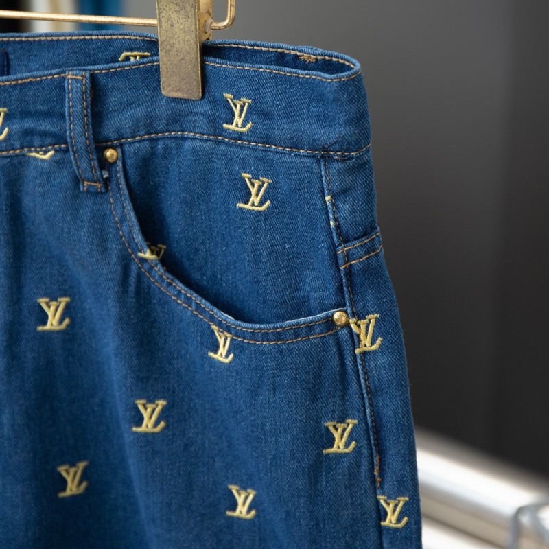 LV Unisex Denim Shorts