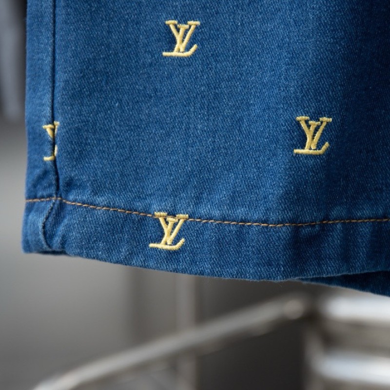 LV Unisex Denim Shorts