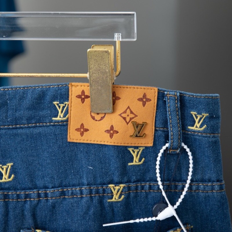 LV Unisex Denim Shorts