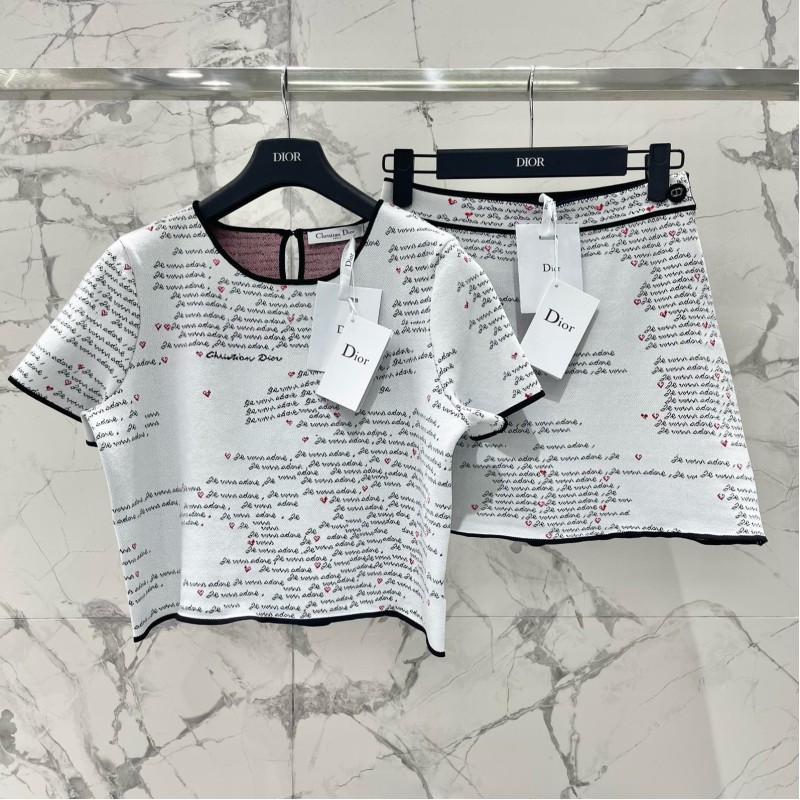 Dior Shirt & Skirts Set