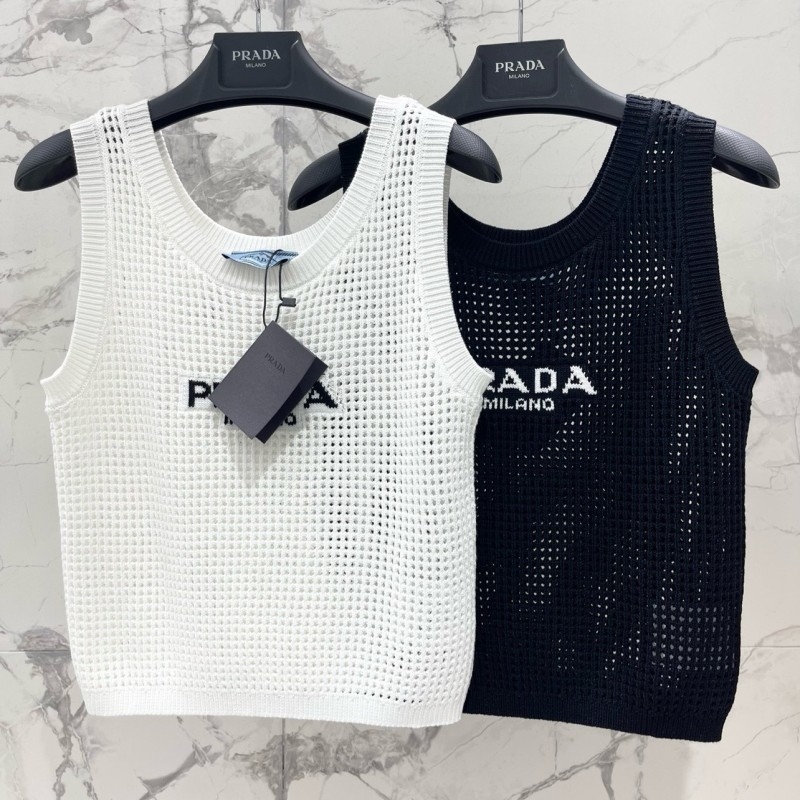 Prada Knit Hollow Singlet