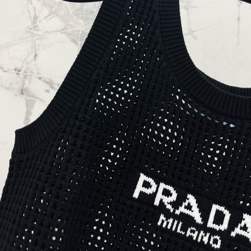 Prada Knit Hollow Singlet