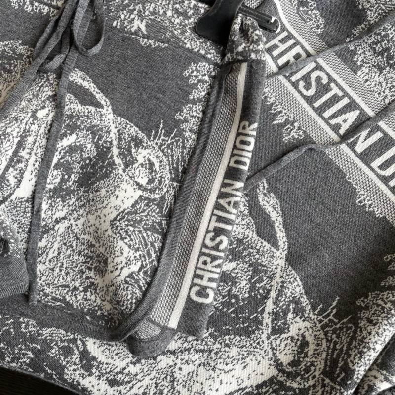 Dior Hoodie & Shorts Set