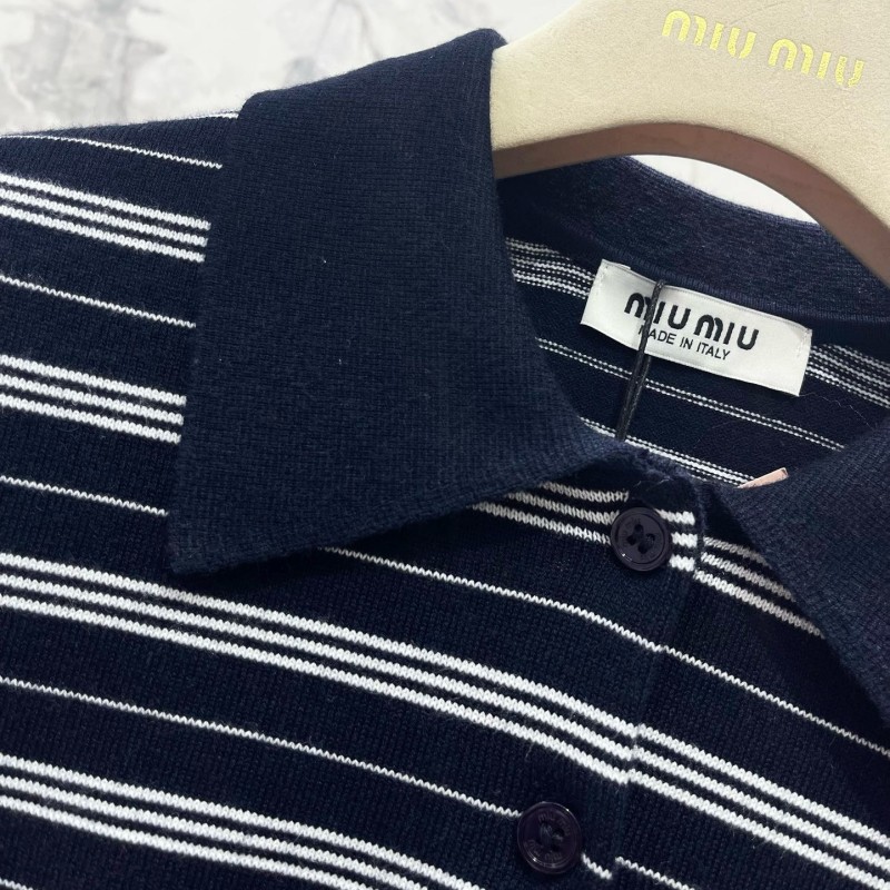 MiuMiu Long Sleeves Polo Tee