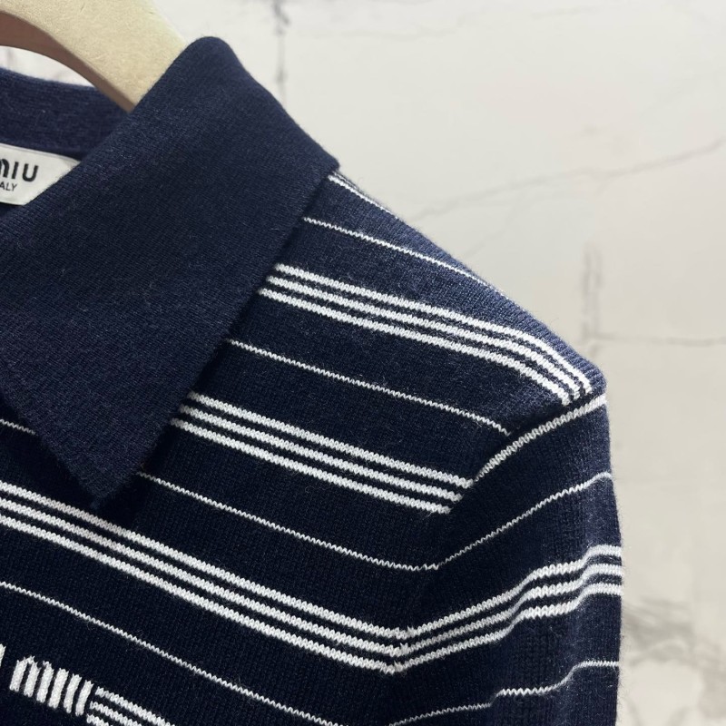 MiuMiu Long Sleeves Polo Tee