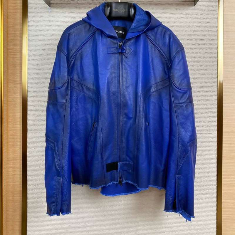 Balenciaga Unisex Leather Jacket