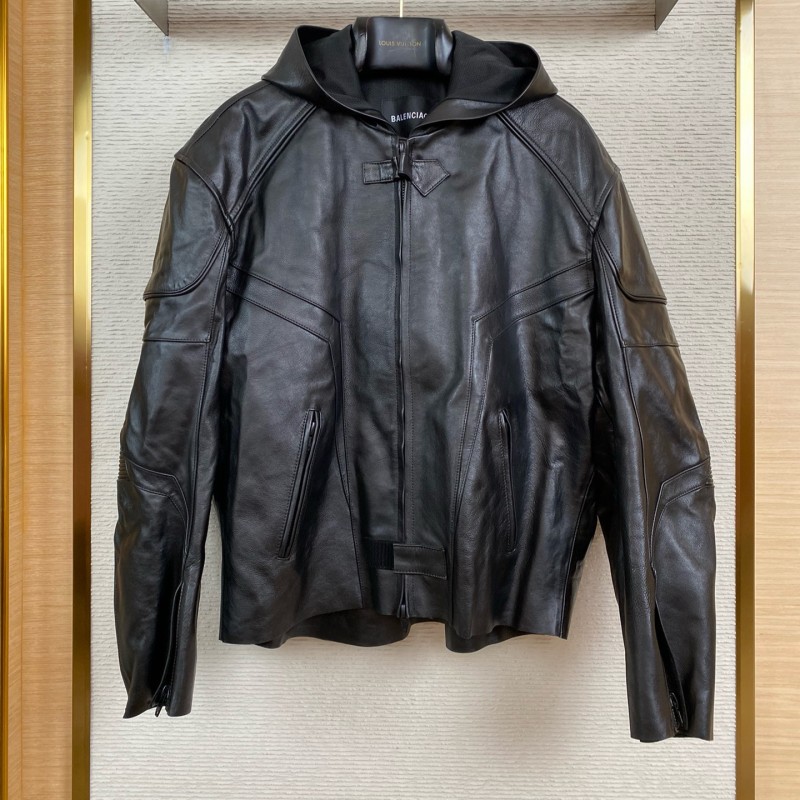 Balenciaga Unisex Leather Jacket