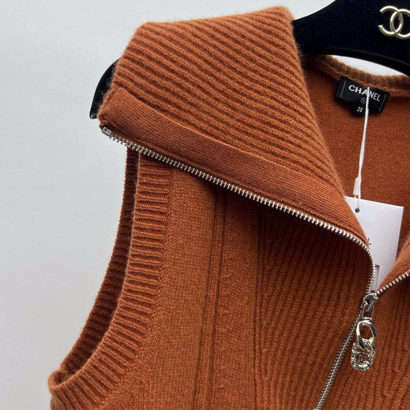 Chanel Cashmere Sleeveless Shirt