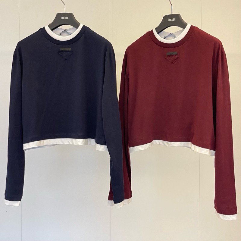 Prada Long Sleeves Tee