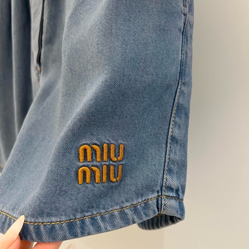 MiuMiu Denim Shorts