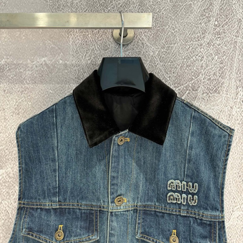 MiuMiu Denim Vest