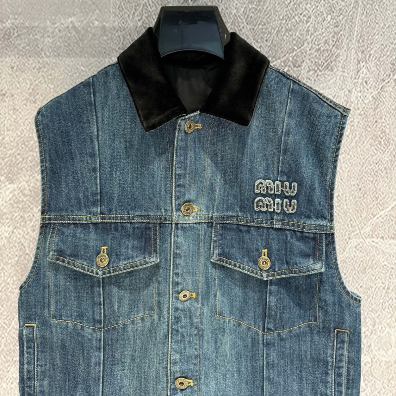 MiuMiu Denim Vest