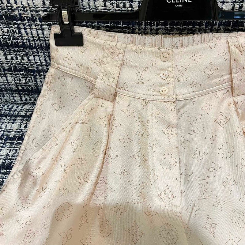 LV Silk Shirt & Shorts 