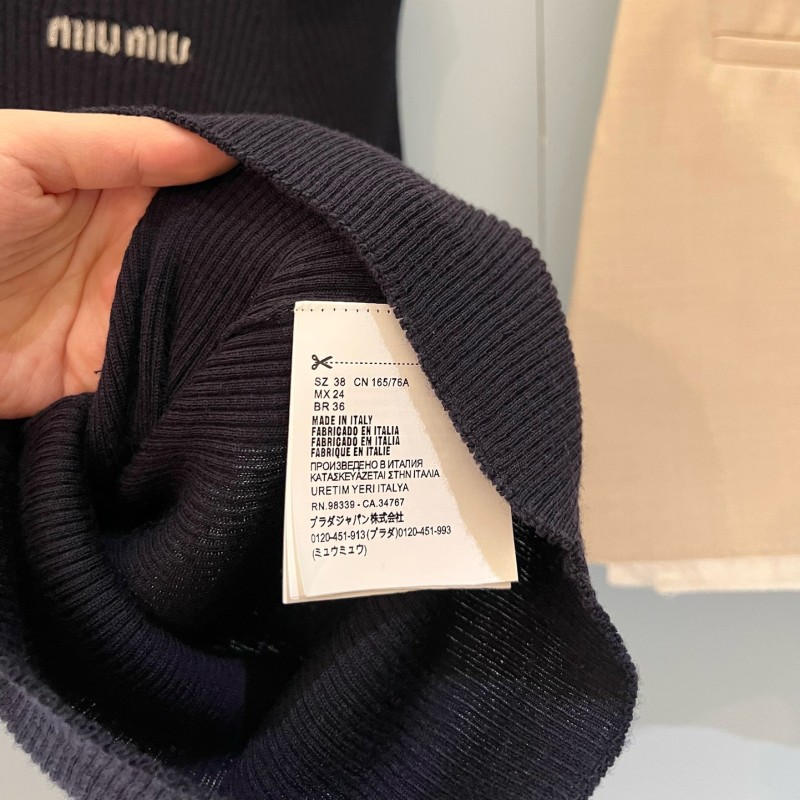 MiuMiu Long Sleeves Polo Tee