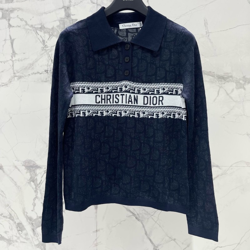 Dior Long Sleeves Polo Tee