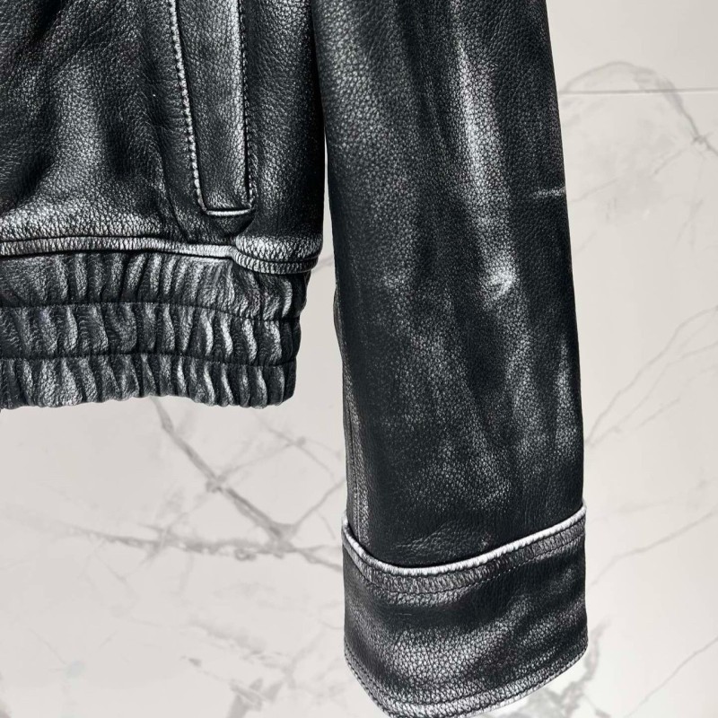 YSL Unisex Leather Jacket