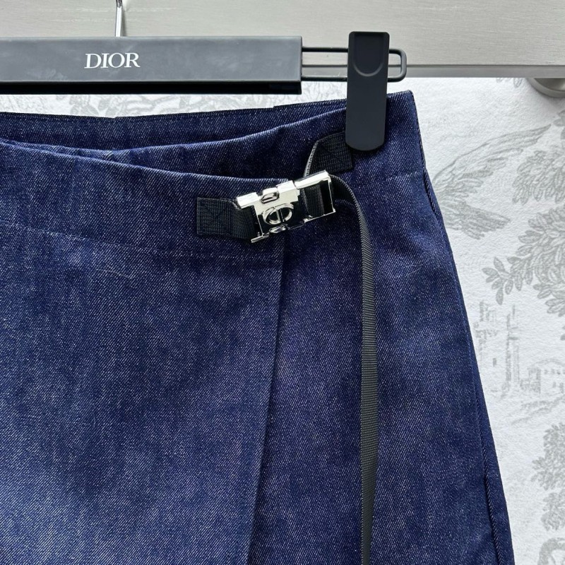 Dior Denim Vest & Shorts