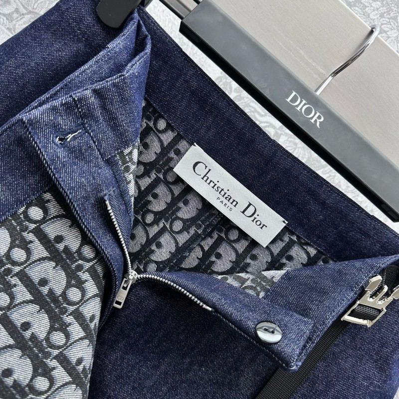 Dior Denim Vest & Shorts