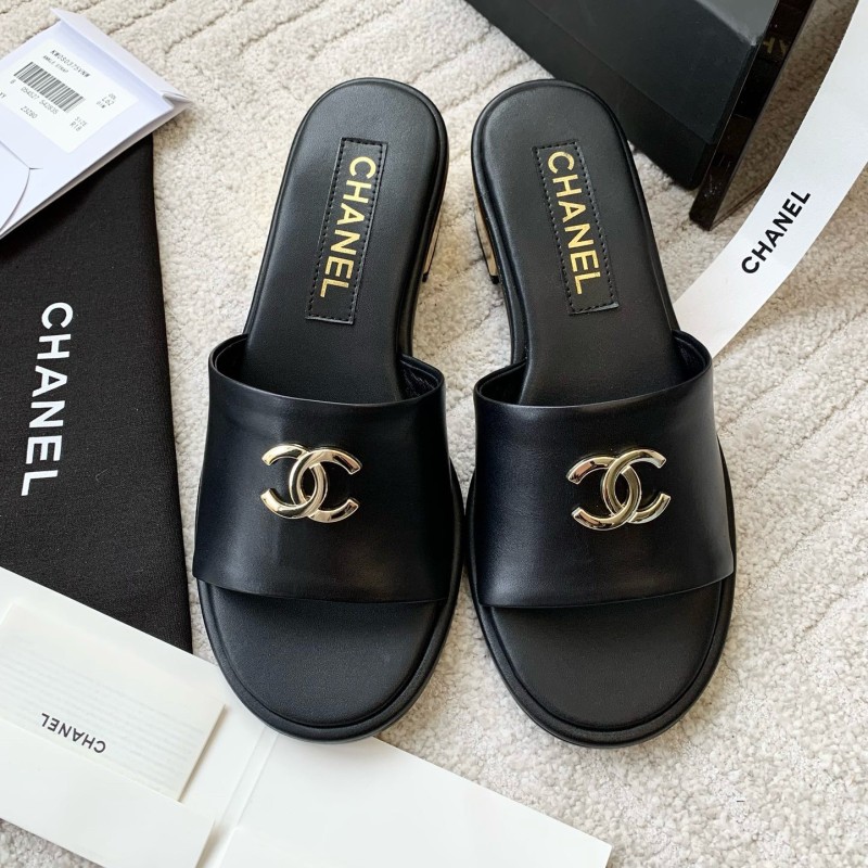 Chanel Heels Slippers