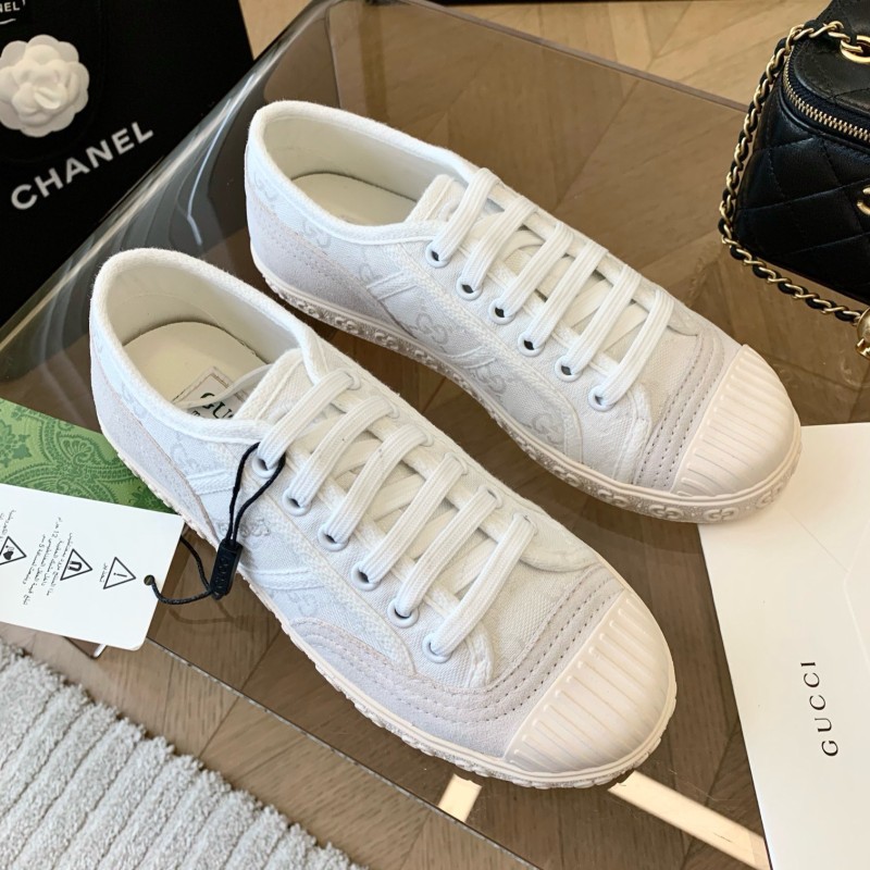 Gucci Unisex Canvas Shoes