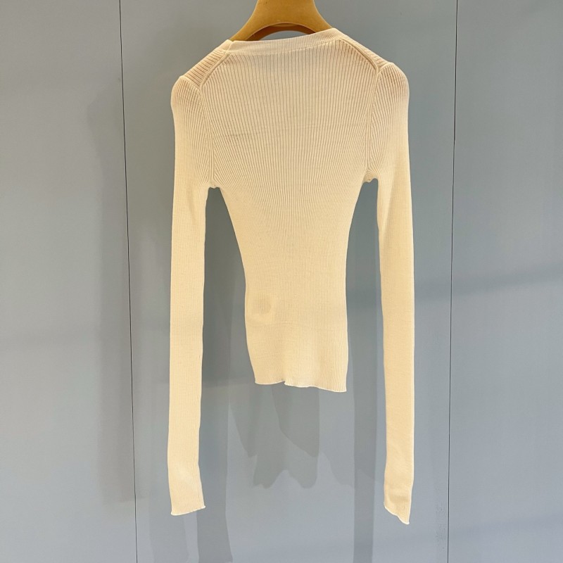 MiuMiu Cashmere Long Sleeves Tee