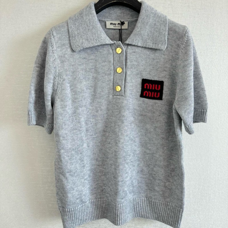 MiuMiu Wool Polo Tee