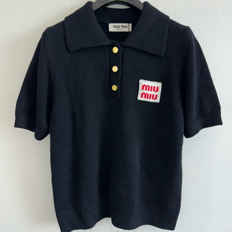 MiuMiu Wool Polo Tee