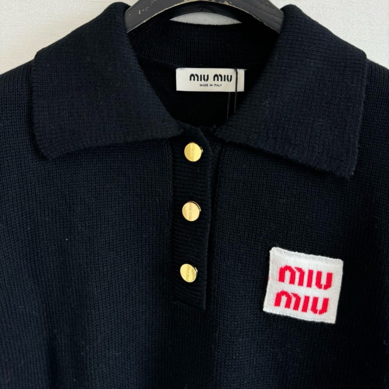 MiuMiu Wool Polo Tee