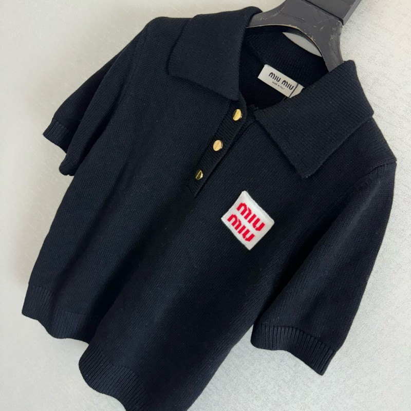 MiuMiu Wool Polo Tee