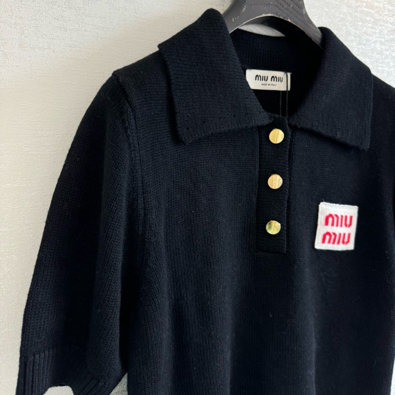 MiuMiu Wool Polo Tee