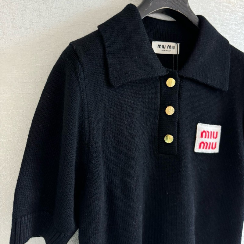 MiuMiu Wool Polo Tee